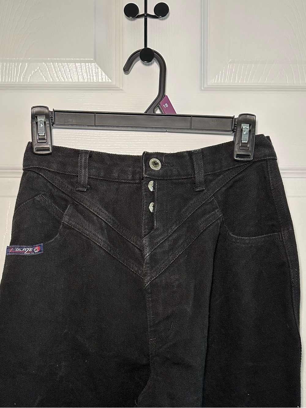 Rockies Black Straight-Leg Women's Jeans